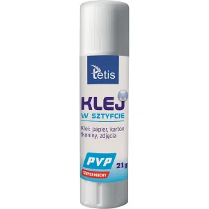 Klej w sztyfcie PVP 21g Tetis (BG112-G)