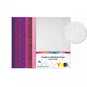 Arkusz piankowy Noster pianka dekoracyjna NC-018 kolor: mix 8 ark.