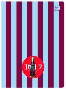 Zeszyt SOFT TOUCH COCA COLA A5 80k. 70g krata Interdruk