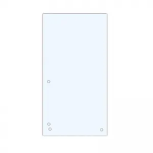 Przekładka czysta Donau 1/3 A4 biała 190g 100k 235mm x 105mm (8620100-99PL)
