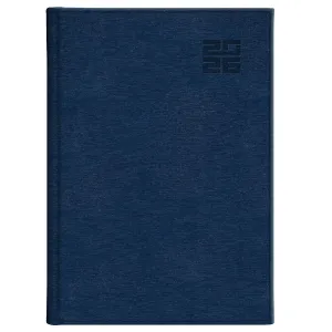 Kalendarz książkowy (terminarz) GRANATOWY aluminium TYGODNIOWY B5 (237 B5TB)