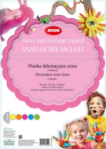 Zestaw szkolny Rexus pianka cross kreatywny 5 el. (603490)