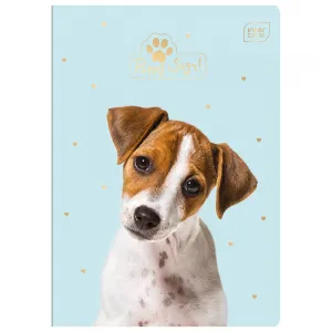 Zeszyt Interdruk Puppy Sign A5 16k. 70g krata 148mm x 210mm (ZE16#PS)