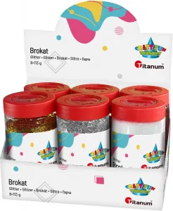 Brokat Titanum Craft-Fun Series złoty,srebrny,biały (113gx6)