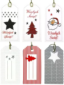 Bileciki do prezentów Craft-Fun Series „Wesołych Świąt” Titanum (24ESD015)