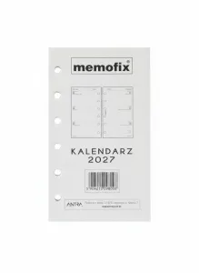 Wkład do organizera kalendarz A6 2027 [mm:] 105x148 Antra (TDW)