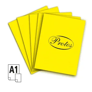 Brystol A1 żółty 160-180g 20k [mm:] 610x860 Protos