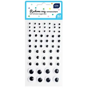 Oczka ruchome samoprzylepne 5902277356895 62 szt Interdruk (62 szt)