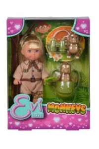 Lalka Simba Evi z małpkami 120mm (105733481)