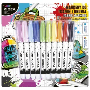 Marker specjalistyczny do tkanin wkład mix okrągła końcówka Kidea (MOT10KA)