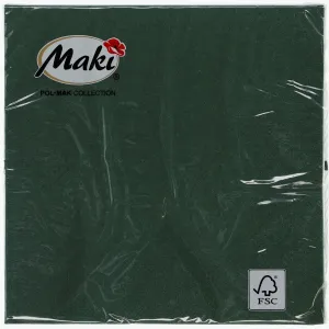 Serwetki Pol-mak - zielony 330mm x 330mm (0027)