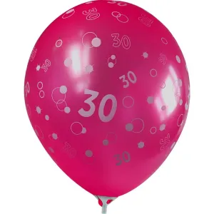 Balon gumowy Amscan 6 szt 30 (996544)