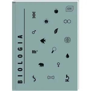 Brulion tematyczny A5 5902277332387 80k. 70g krata Interdruk (Biologia)