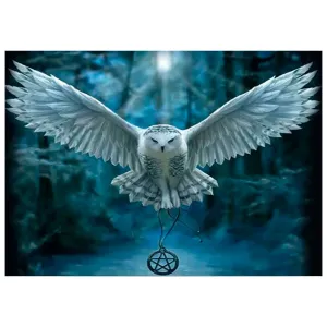 Zestaw kreatywny Diamentowa mozaika 30x40cm Sowa Flamingo Line (TMS24372)