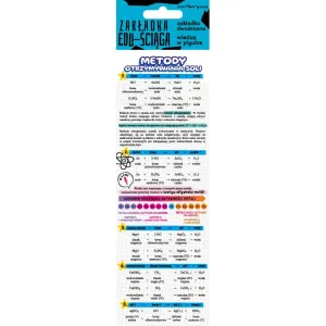 Zakładka do książki Ściąga metody otrzymywania soli Henry (5905701482832)