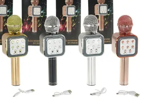 Mikrofon zabawkowy Adar z głośnikiem Bluetooth i wejściem USB, (544536)