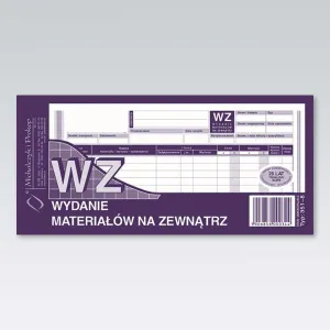 Druk samokopiujący 1/3 A4 Wydanie materiału na zewnątrz 80k. Michalczyk i Prokop (351-8)