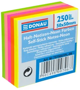 Notes samoprzylepny Donau mix 250k 50mm x 50mm (7575001)