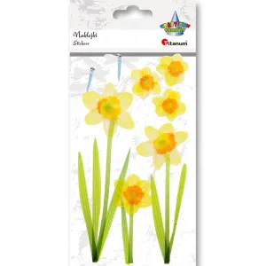 Naklejka (nalepka) Titanum Craft-Fun Series żonkile, ważki (XQ-63)