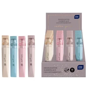 Zakreślacz Satin Gold 16 szt wkład mix Interdruk