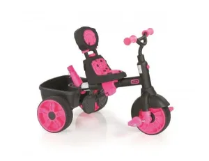 Rower Little Tikes Trójkołowiec 4w1 różowo-czarny (LIT634321)