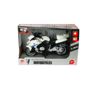 Motocykl policja ze światłem i dźwiękiem Dromader (130-1282836)