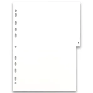Przekładka numeryczna A4 mix 12k 1-12 [mm:] 225x300 Oxford (100204769)