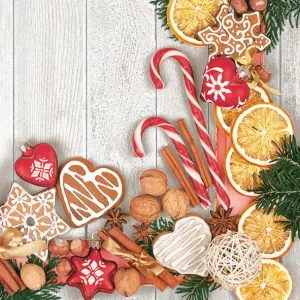 Serwetki Pol-mak gwiazdka - mix 330mm x 330mm (Sd GW)