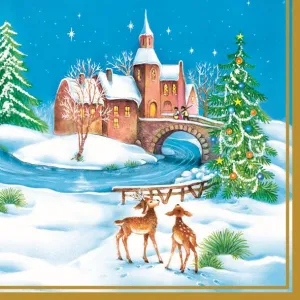 Serwetki Pol-mak gwiazdka - mix 330mm x 330mm (Sd GW)