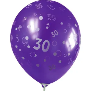 Balon gumowy Amscan 6 szt 30 (996544)