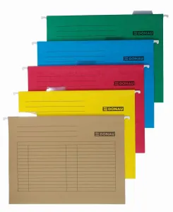 Teczka zawieszkowa A4 zielony karton 230g Donau (7410905-06)