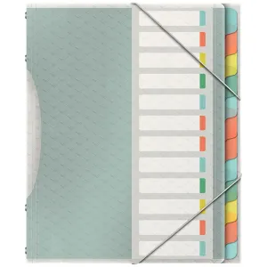 Teczka z przegródkami Esselte colour ice segregująca A4 kolor: niebieski 6 przegródek (626256)