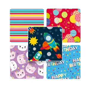 Papier ozdobny Happy Birthday Kids mix [mm:] 700x10000 Interdruk