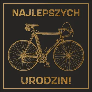 Kartka składana C6 urodzinowy Art Nuvo (5902973359565)
