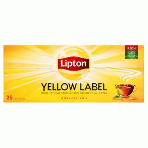 Herbata czarna, 25 torebek 2g Czarna 25 saszetek Lipton (01996)