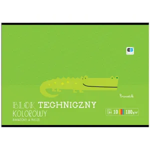Blok techniczny Interdruk B&B KIDS A4 mix 180g 10k (BLTKA4LUXB&B)