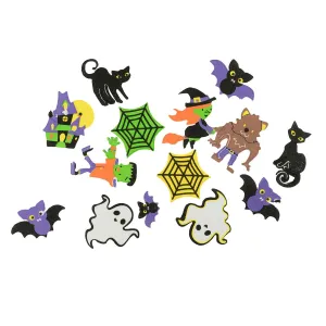 Naklejka (nalepka) piankowe z halloweenowym nadrukiem (45 szt.) Arpex (HA1564)