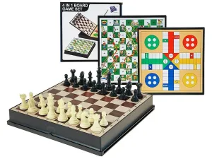 Gra logiczna zestaw gier 4w1, magnetyczne Adar (622494)