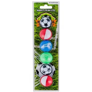 Magnes Starpak Paw Patrol 30mm 6szt football - mix śr. 30mm (405599)