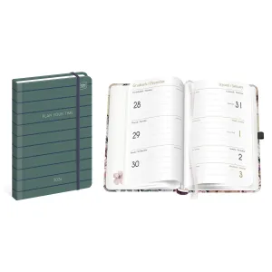 Kalendarz książkowy (terminarz) mat+uv NAVY A6 Interdruk (192 strony)