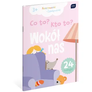 Kolorowanka CO TO ? KTO TO? A4 16 z naklejkami Interdruk (5902277312112)