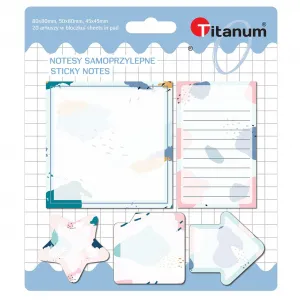 Notes samoprzylepny Titanum Memphis mix 20k (mix)mm x (mix)mm (TO11)