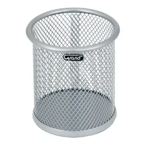 Pojemnik na długopisy srebrny metal Grand (GR-004)