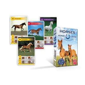 Karty Kwartet Konie Cartamundi (1289000499) 32 sztuk