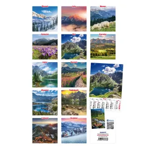 Kalendarz ścienny Avanti wieloplanszowy paskowy 285mm x 420mm (5901769620827)