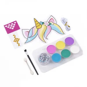 Farba do malowania twarzy kidea Unicorn 6 kolor. Derform (FDTZUKA)