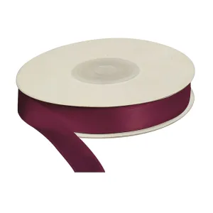 Wstążka Craft-Fun Series satynowa 12x25 [mm x m] bordowa Titanum (311970)