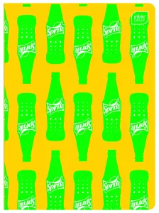 Zeszyt COCA COLA MAT+UV A5 32k. 70g trzy linie Interdruk