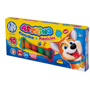 Plastelina 10 kol. mix Astrino (303221002)