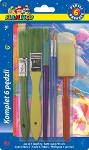 Pędzel plastikowy uchwyt Flamingo (SR-B39)